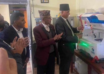 जोहाङग प्राथमिक  स्वास्थ्य केन्द्रमा आधुनिक  ल्याब जडान